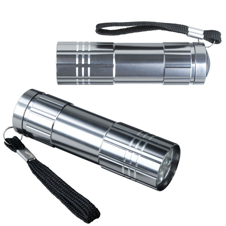 lanterne metalice argintii de buzunar cu lumina LED R35665