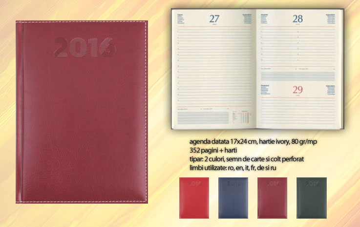 agende zilnice 2021 cu coperti visinii 01457SHBO