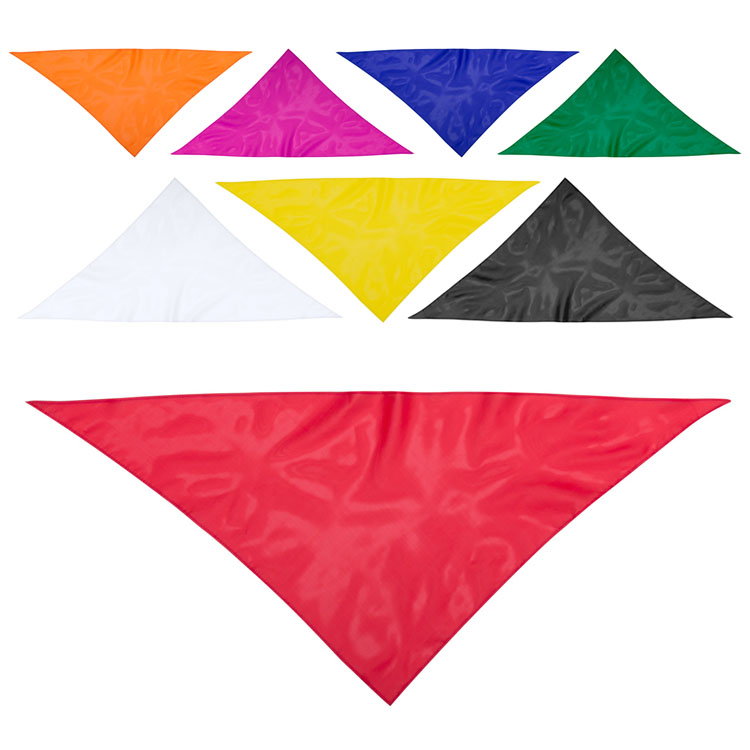 esarfe triunghiulare colorate din poliester AP781048