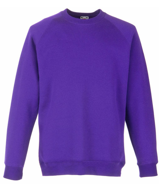 62 039 PE Bluze_promotionale_pentru_copii_mov Kids Raglan Sweat Fruit of the Loom