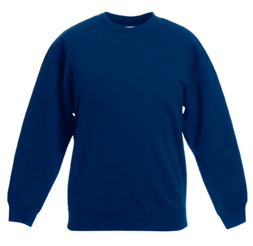 62 041 32 Bluze_promotionale_pentru_copii_albastre_inchis Kids Set In Sweat Fruit of the Loom