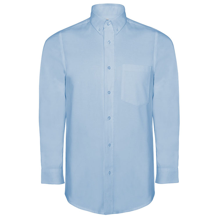 camasi bleu barbatesti cu maneci lungi Oxford CM5507 Roly