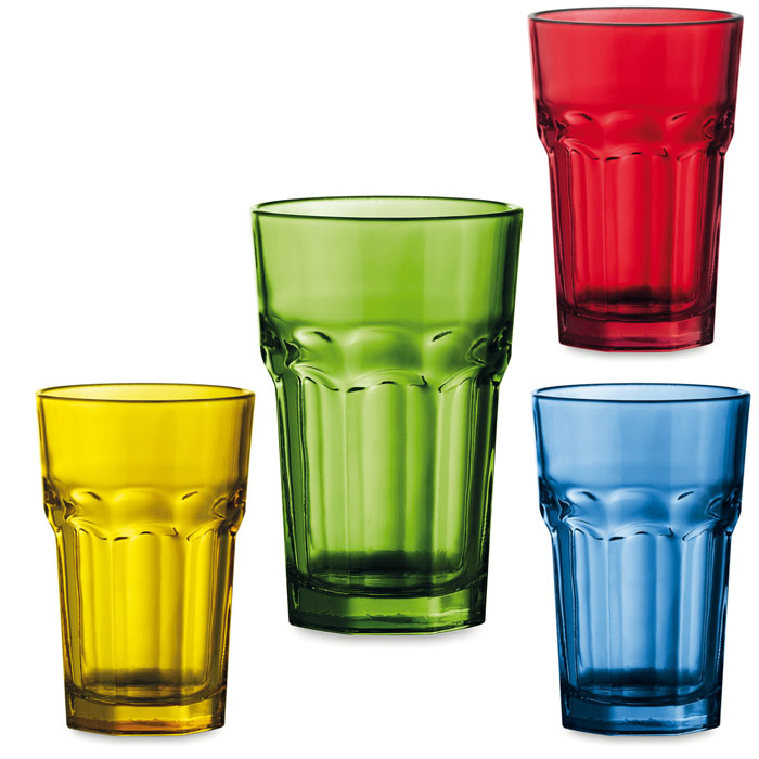 pahare promotionale din sticla colorata 4245