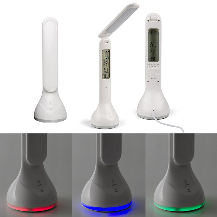 lampi de birou cu ceas si termometru 09066