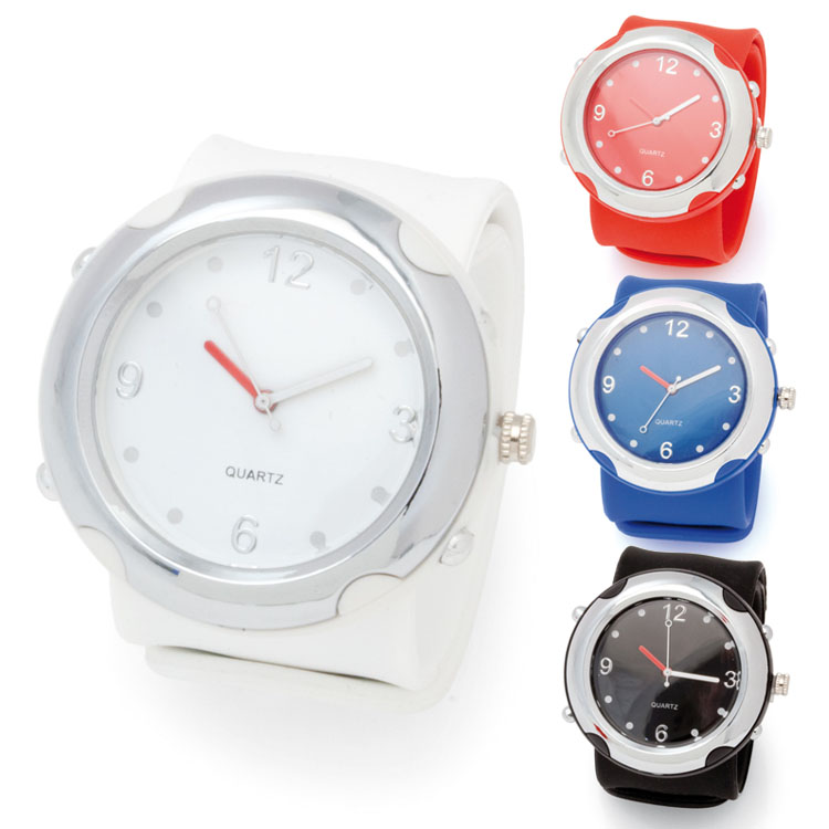 ceasuri unisex promotionale cu bratara colorata din silicon AP791651