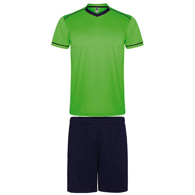 echipamente sport pantalon scurt bleumarin si tricou verde United CJ0457 Roly