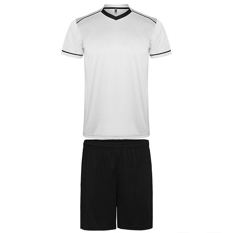 echipamente sport pantalon scurt negru si tricou alb United CJ0457 Roly