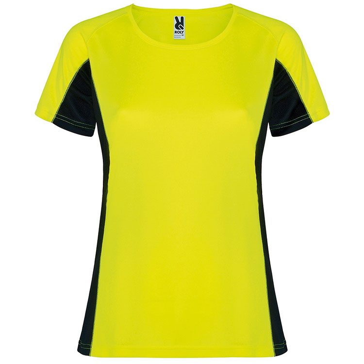tricouri sport galbene de dama Shanghai CA6648 Roly
