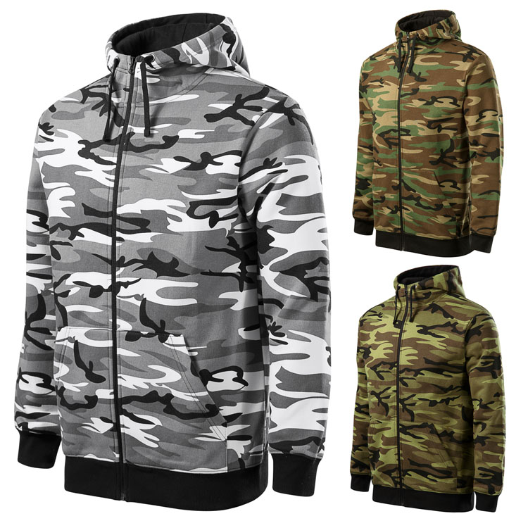 hanorace camuflaj cu gluga pentru barbati ADC19