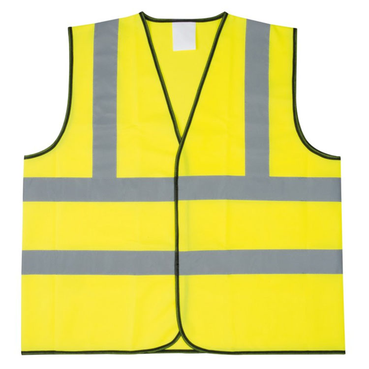 veste promotionale galbene cu benzi reflectorizante 0995