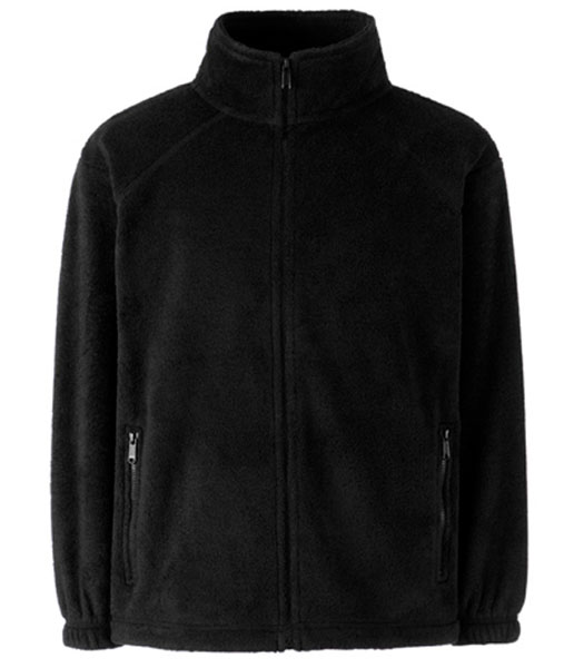 62 511 36 Jachete_promotionale_pentru_copii_negre Kids Outdoor Fleece Fruit of the Loom