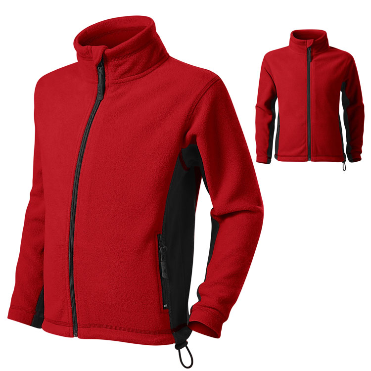 jachete fleece rosii pentru copii AD529