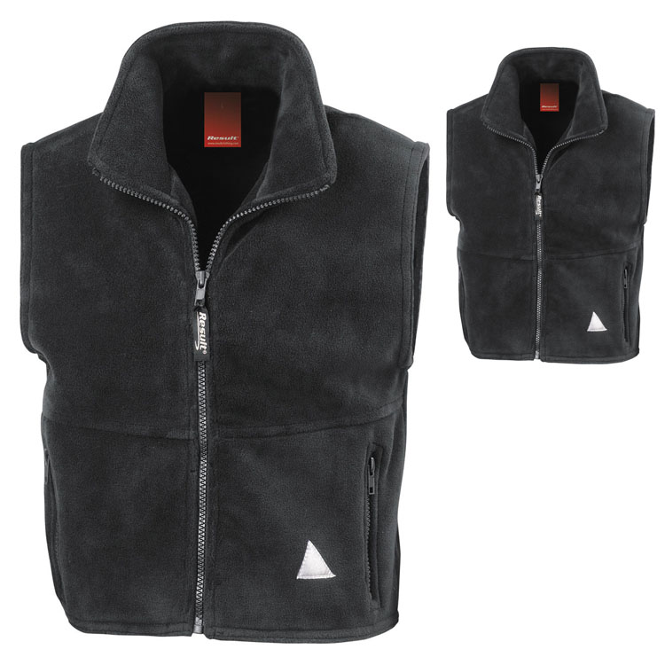 veste negre pentru copii din fleece 83733