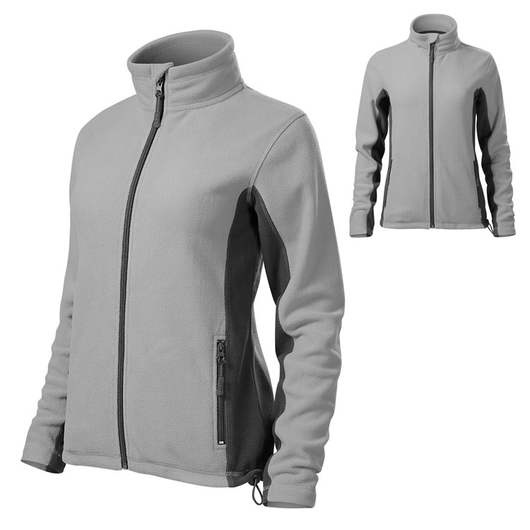 jachete fleece gri pentru dame AD528