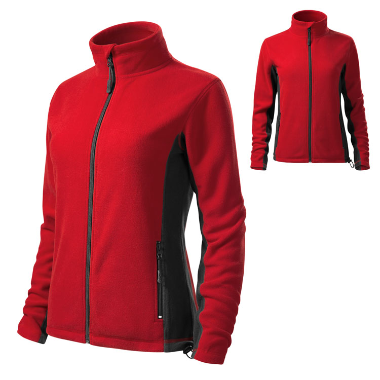 jachete fleece rosii pentru dame AD528