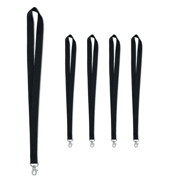 MO9058 lanyard uri negre promotionale