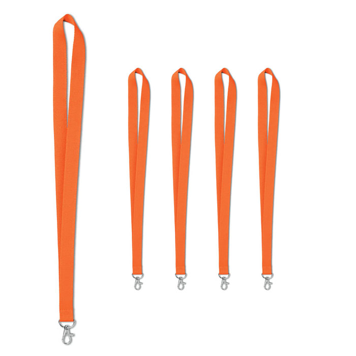 MO9058 lanyard uri portocalii promotionale