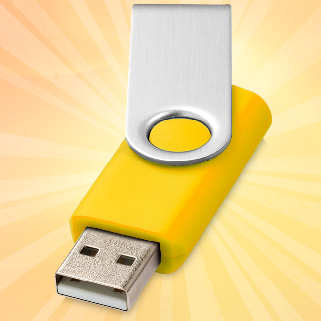 stickuri USB de 2GB galbene 12350401