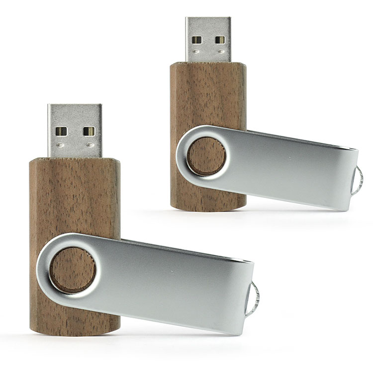 memory stick uri USB de 16 GB din lemn si metal 44017