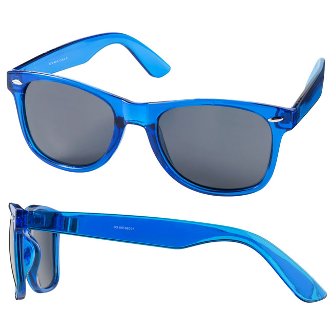 ochelari promotionali din plastic cu rama albastra 10036700