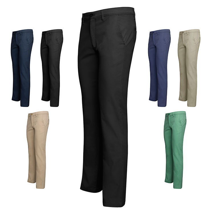 pantaloni lungi barbatesti negri Roly Ritz 9106