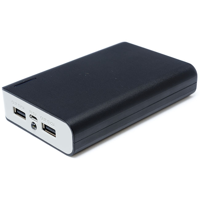 power bank negru cu capacitate mare CM6075