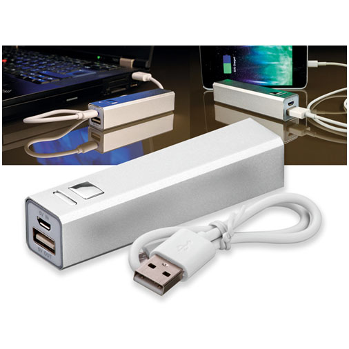power bank metalic baterii externe USB 45233