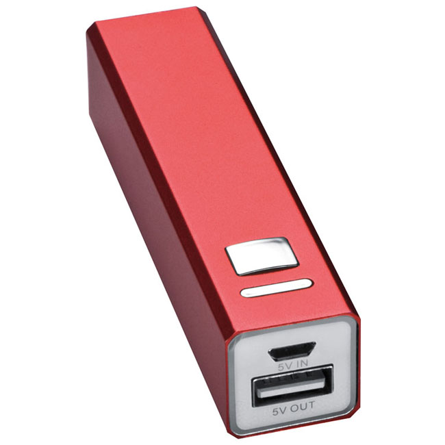 powerbank uri  metalice rosii 302905