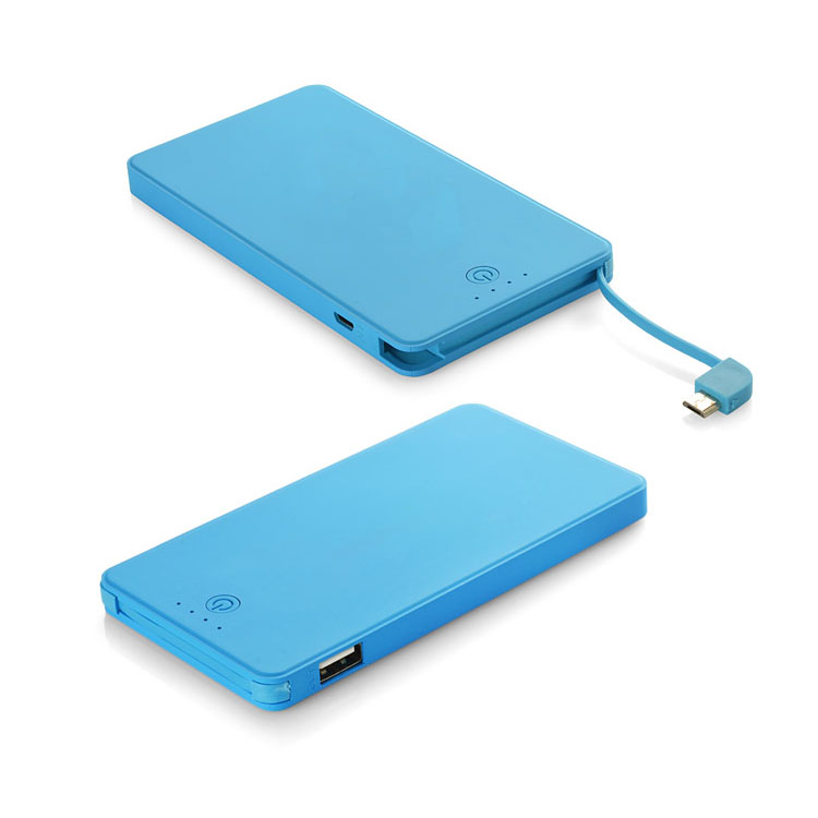 powerbankuri USB albastre cu capacitate de 4000 mAh 45092