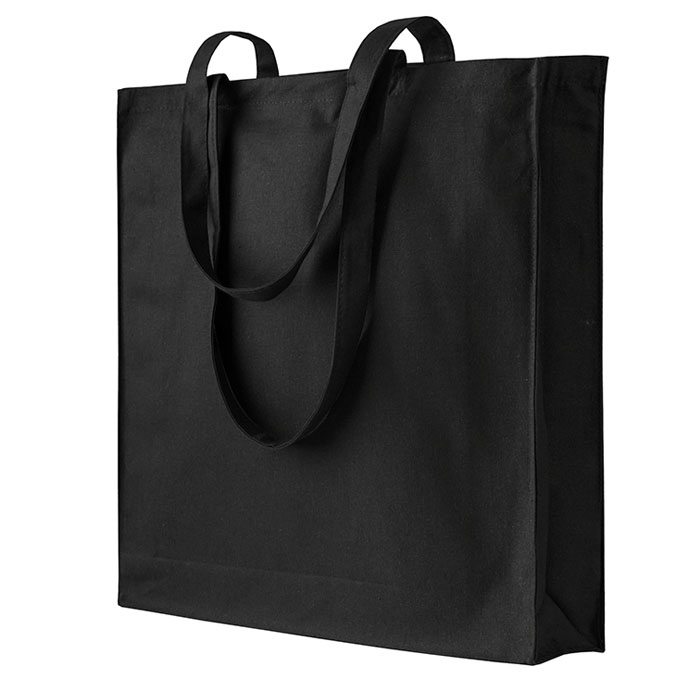 sacose negre din bumbac cu manere lungi 11125