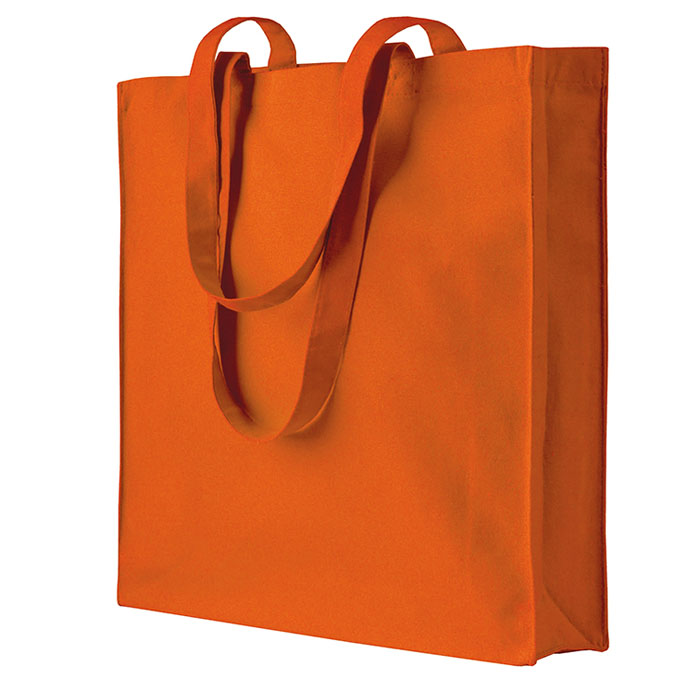 sacose portocalii din bumbac cu manere lungi 11125