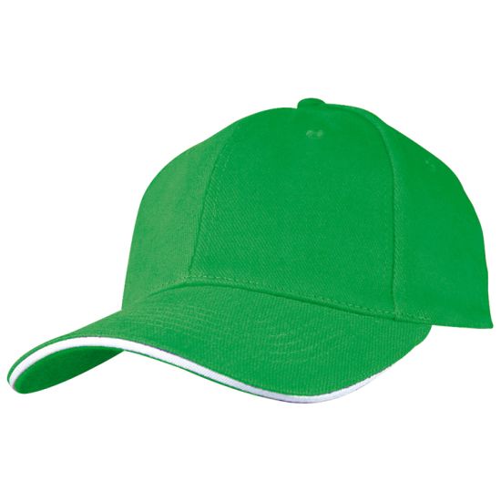 50466_Sapca_promotionala_verde_cu_sase_panele