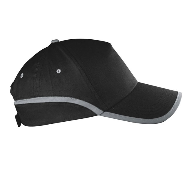 sepci negre cu benzi reflectorizante 804403