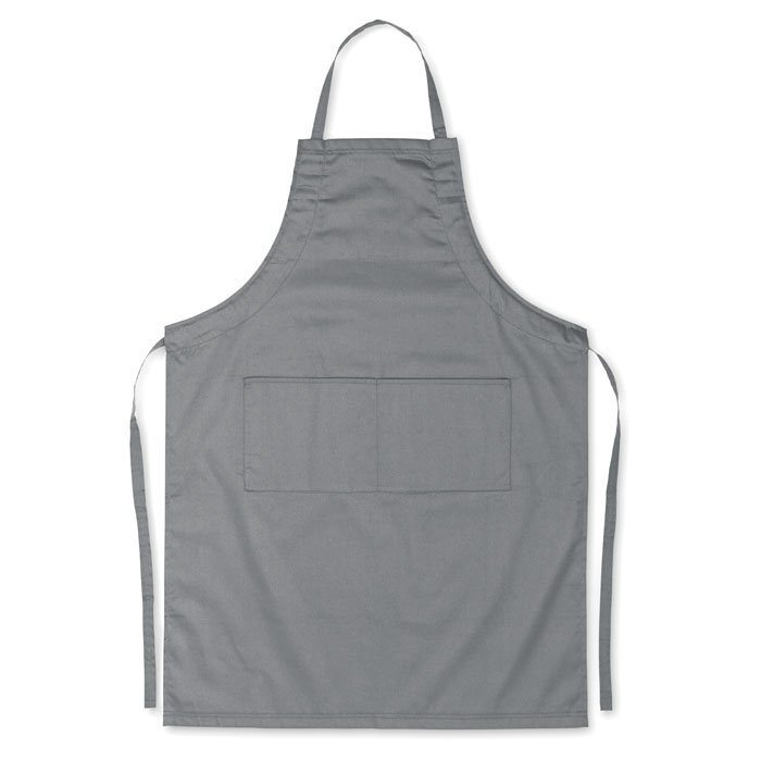 MO8441 sorturi de barman gri cu buzunare frontale