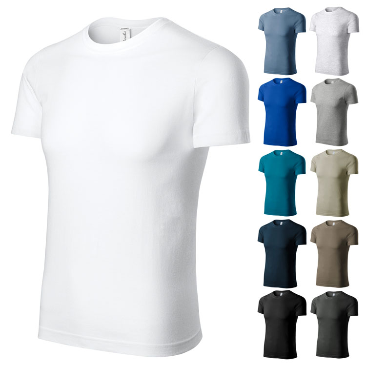 tricouri unisex colorate din bumbac cu maneci scurte ADP73