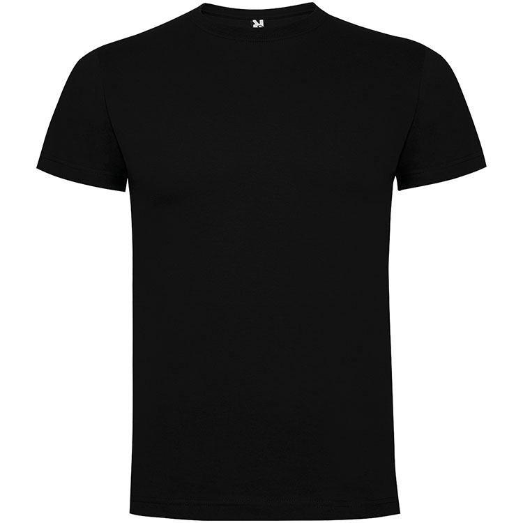 tricou negre din bumbac pentru copii Roly 6502 Dogo