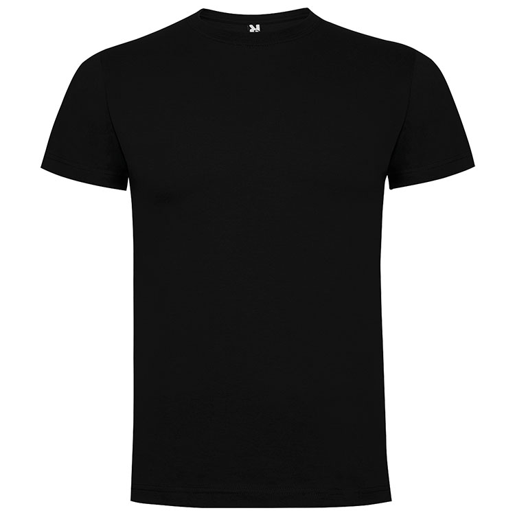tricouri negre din bumbac pentru copii Roly 6502 Dogo