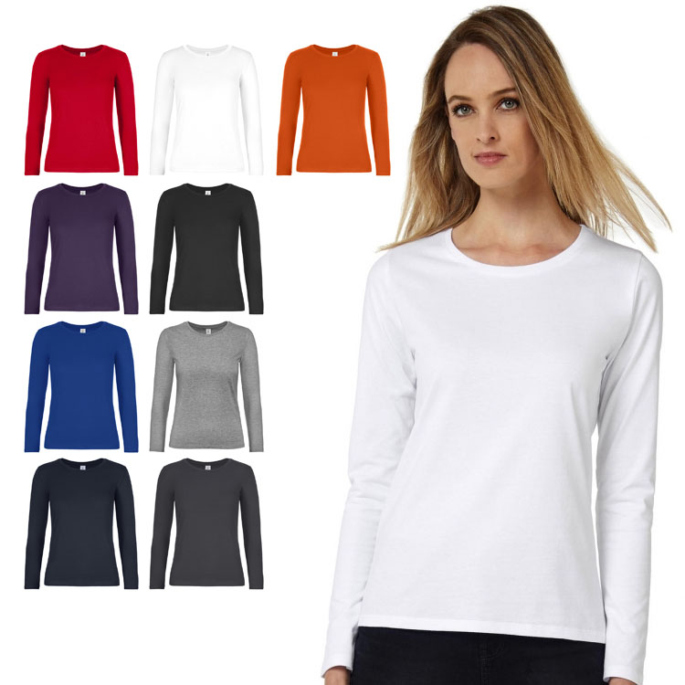 tricouri promotionale cu maneci lungi de dama F03042 partenermedia