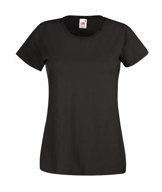 61 372 36 Tricouri_promotionale_de_dama_negre Fruit of the Loom