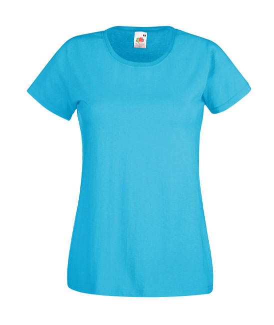 61 372 ZU Tricouri_promotionale_de_dama_albastre Fruit of the Loom