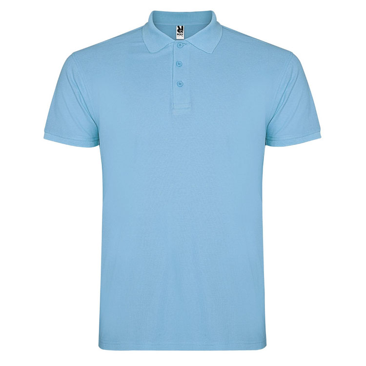 tricouri polo bleu barbatesti Star PO6638 Roly