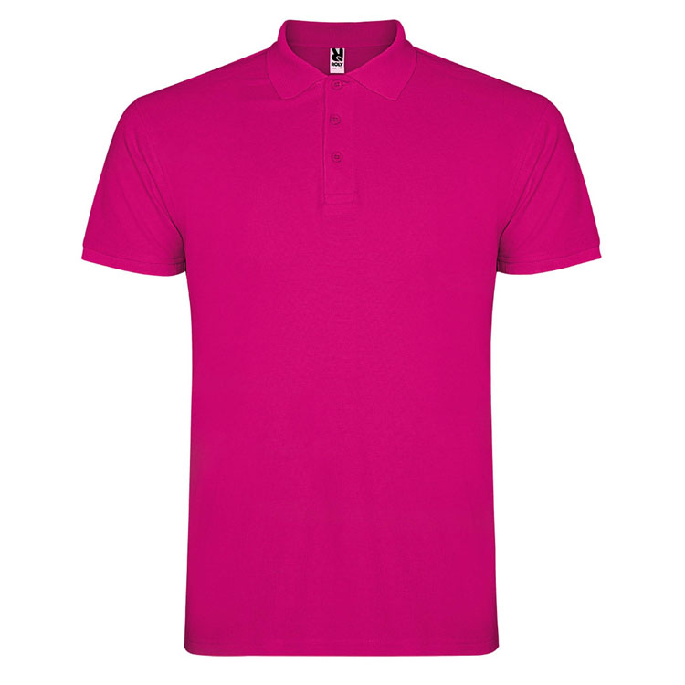 tricouri roz polo barbatesti Star PO6638 Roly