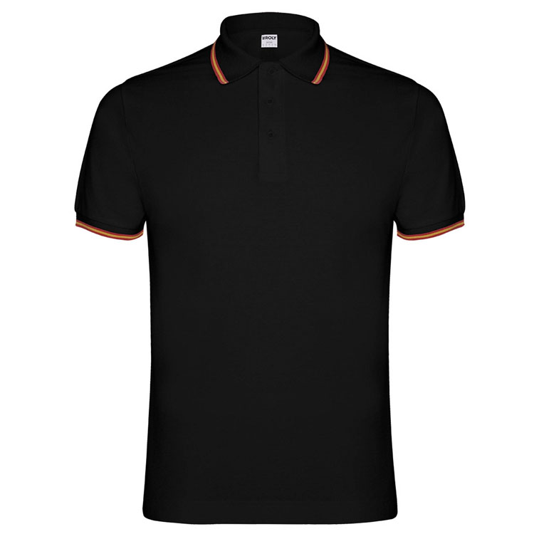 tricouri polo negre barbatesti Nation PO6640 Roly