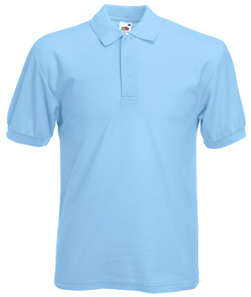 63 402 YT Tricouri_polo_barbatesti_albastre_cu_maneca_scurta 65 35 Polo Fruit of the Loom