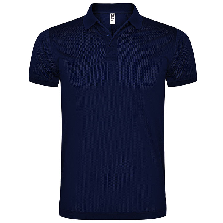 tricouri polo sport unisex bleumarin din poliester Silverstone PO6639 Roly