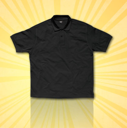 tricouri polo promotionale de copii SG59K negre