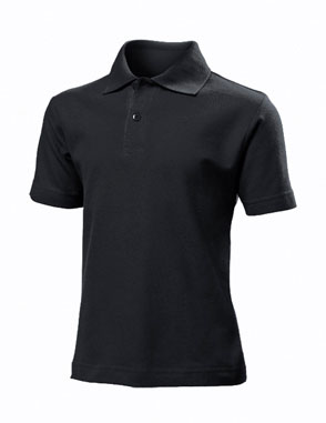 tricouri polo de copii negre Stedman ST3200