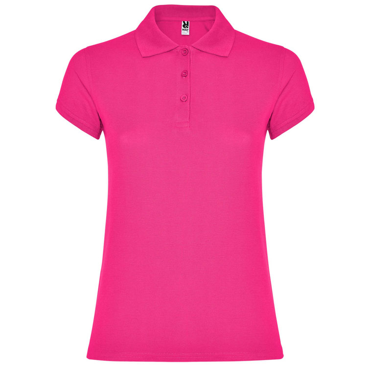 tricouri roz polo de dama Star PO6634 Roly