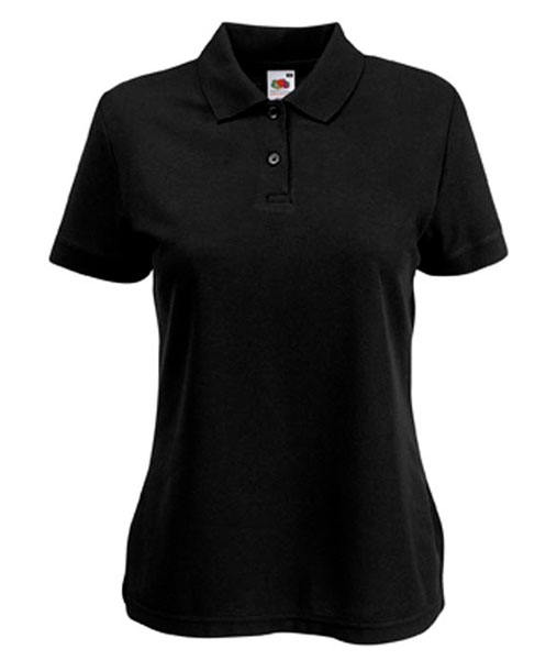 63 212 36 Tricouri_polo_de_dama_negre_cu_maneca_scurta 65 35 Lady Fit Polo Fruit of the Loom