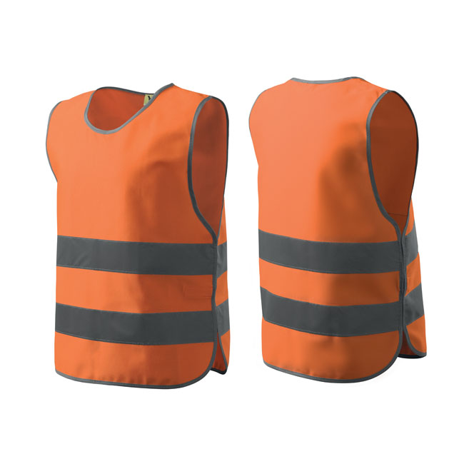 veste portocalii reflectorizante pentru copii Adler AD906